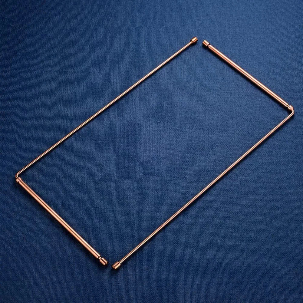 2X 99.9% Pure Copper Dowsing Sticks- Metal Detector Rod Copper Probe For Water Gold Finding Treasure Hunting Divination Tools