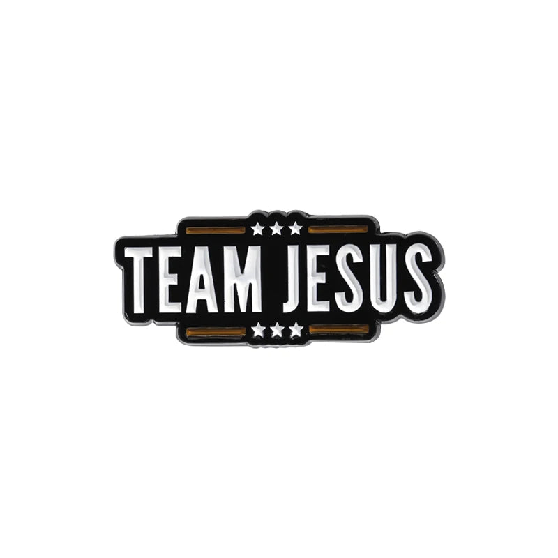 Jesus Freak Club Enamel Pin Jesus Has My Back Emblems Religion Brooches Lapel Badge Jewelry Gifts For Christian