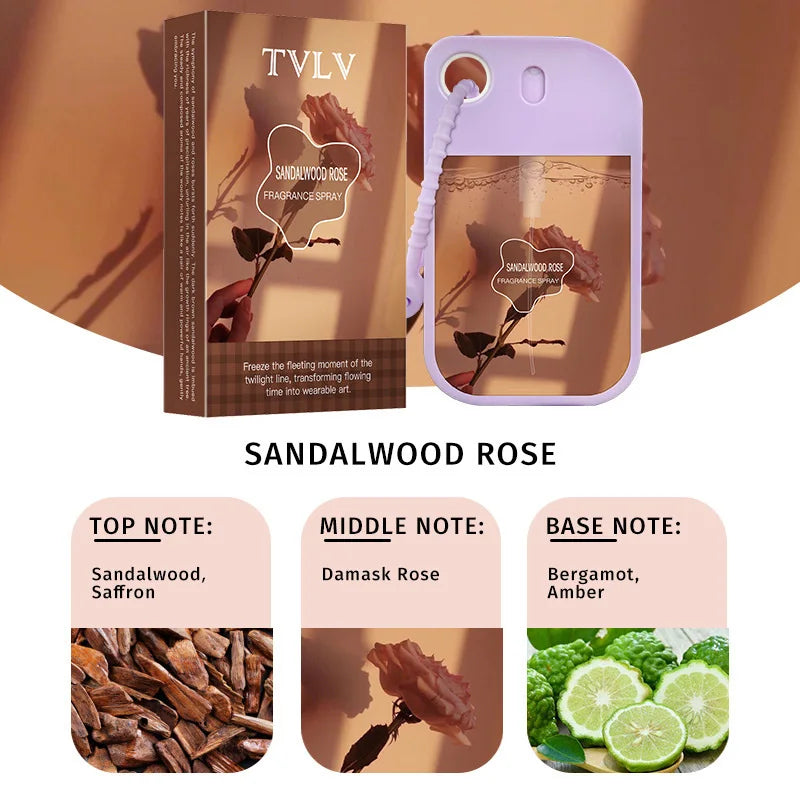 48ml fresh air long-lasting fragrance light perfume home and car fragrance spray rose/strawberry/coconut/vanilla Hook fragrance