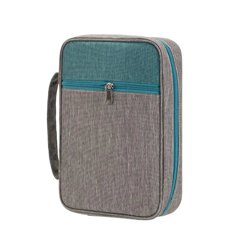 Bible Cover, Carrying Book Case Church Bag Bible Protective with Handle and Zippered Pocket, Gift for Mother Lady Women Men