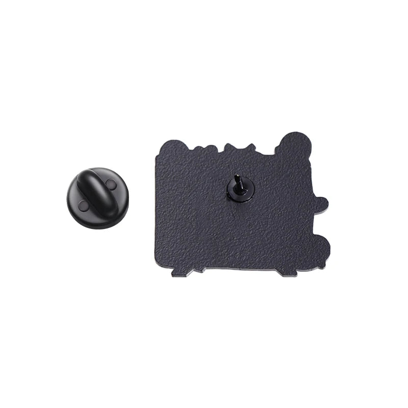 Paranormal Horror Fan Enamel Pin Custom Snacks Spooky Movies Brooch Lapel Badge Halloween Jewelry Gift For Friends