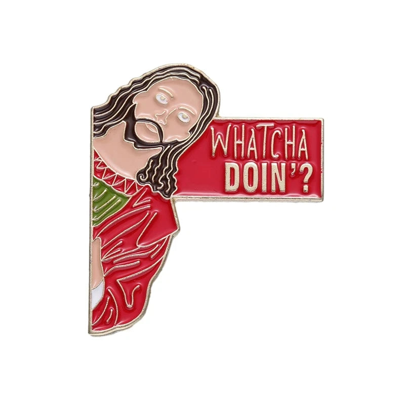 Jesus Freak Club Enamel Pin Jesus Has My Back Emblems Religion Brooches Lapel Badge Jewelry Gifts For Christian