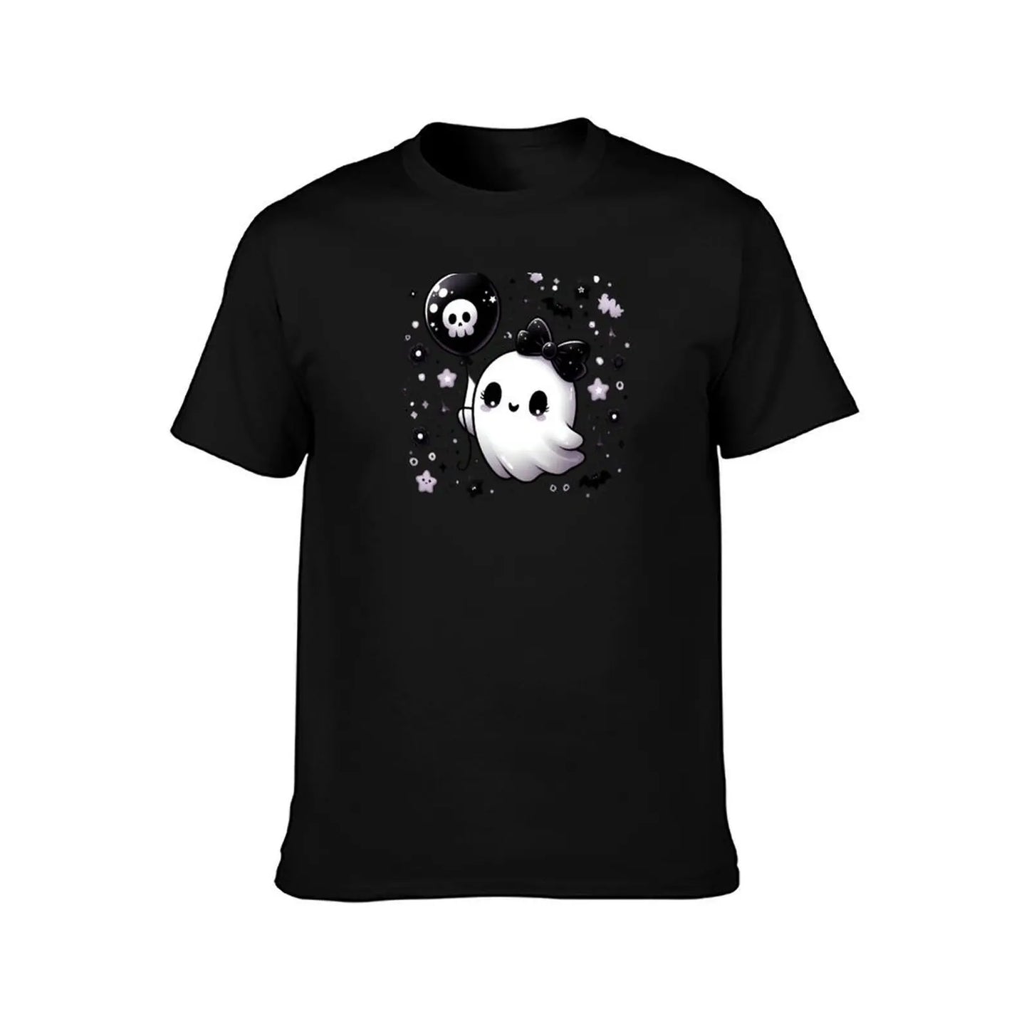 Kawaii Goth Ghost – Cute and Spooky Halloween Vibes T-Shirt oversize t-shirts man luxury t-shirt summer clothes Men's t-shirt