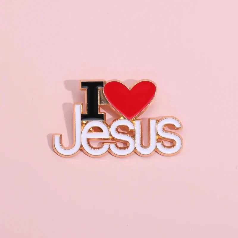 Jesus Freak Club Enamel Pin Jesus Has My Back Emblems Religion Brooches Lapel Badge Jewelry Gifts For Christian