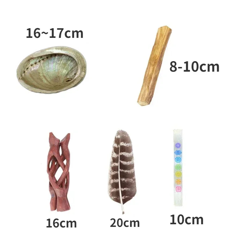 1pcs Incense White Sage Bundle Smudge Sticks Home Purification Smoky Grass Cleaning Reiki Meditation Energy Cleansing Bundles