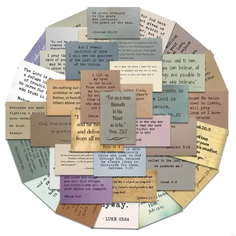 Bible Verses Sticker Aesthetic Sticker for Notebook Journal Water Bottle Laptop D5QC