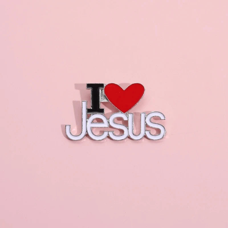 Jesus Freak Club Enamel Pin Jesus Has My Back Emblems Religion Brooches Lapel Badge Jewelry Gifts For Christian
