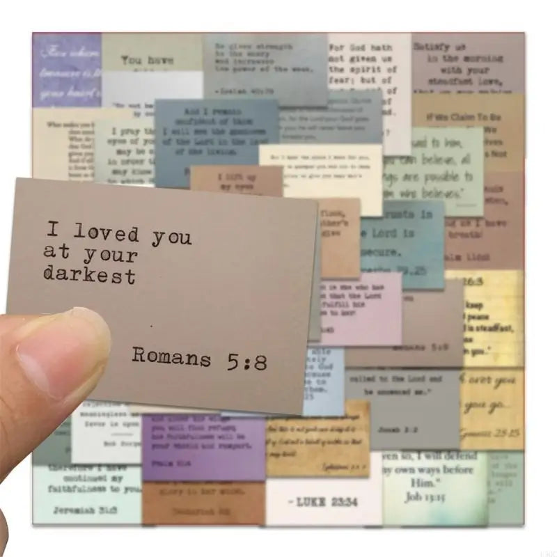 Bible Verses Sticker Aesthetic Sticker for Notebook Journal Water Bottle Laptop D5QC