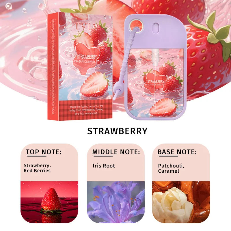 48ml fresh air long-lasting fragrance light perfume home and car fragrance spray rose/strawberry/coconut/vanilla Hook fragrance