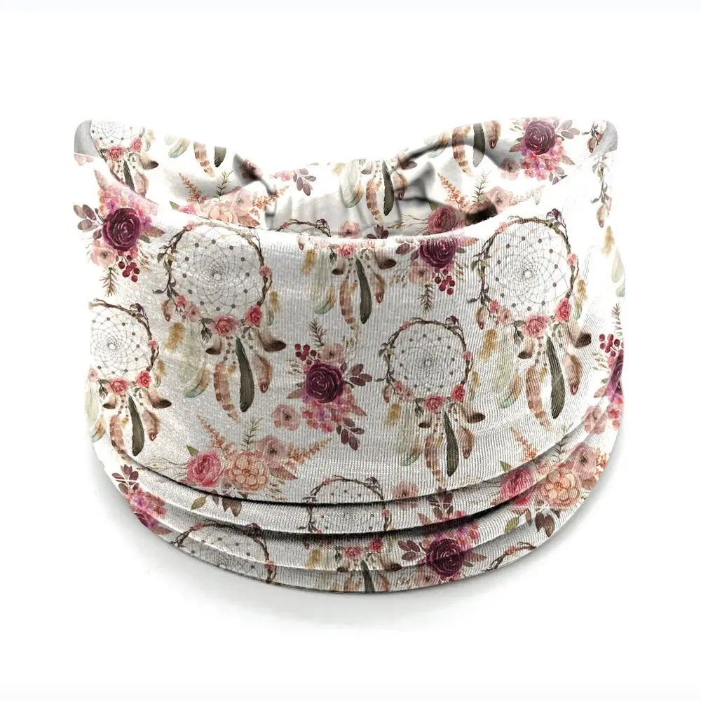 New Elastic Wide Headbands Vintage Knot Boho Turban Star Printed Wide Brim Printed Headscarf Yoga